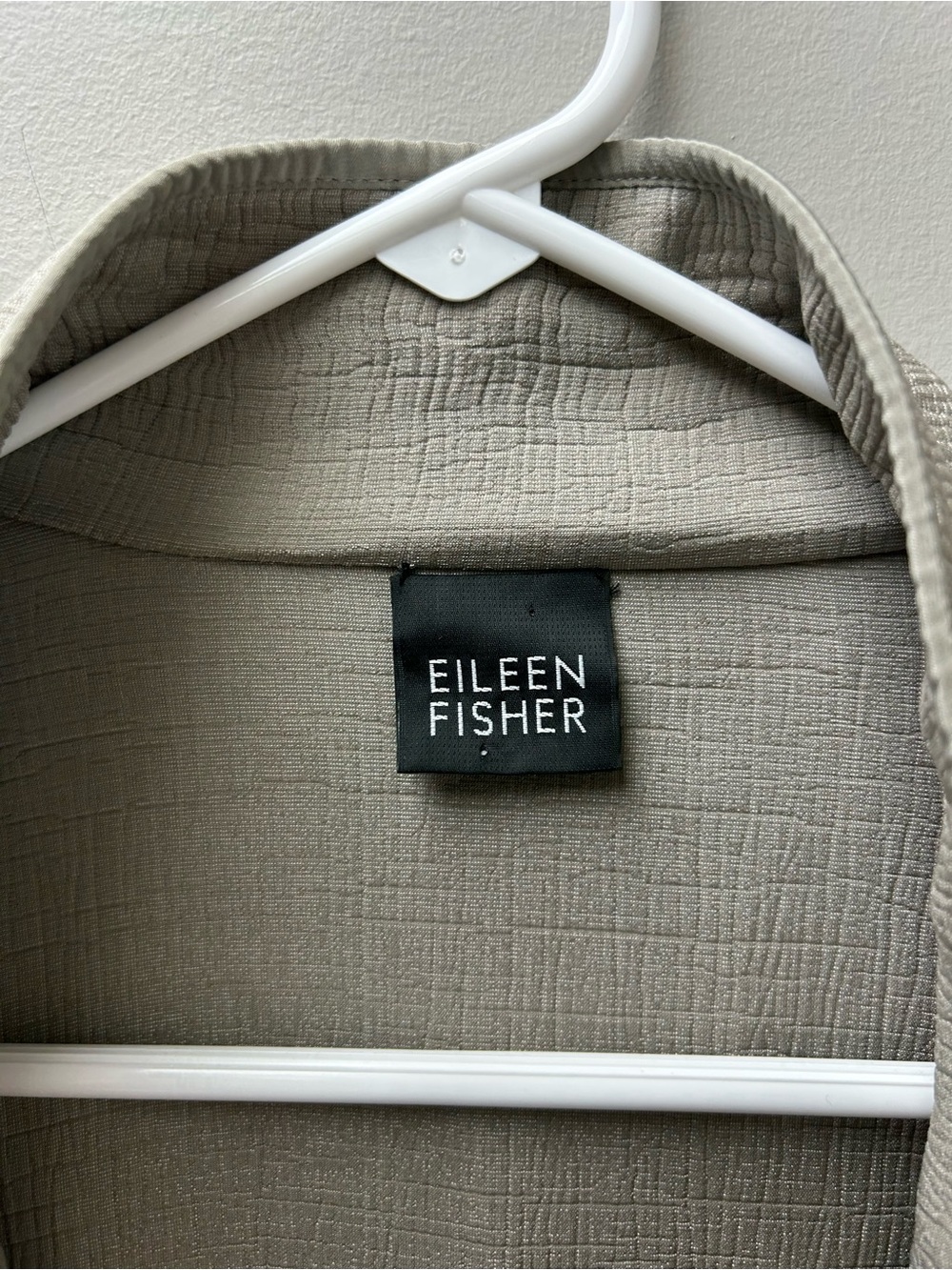 Eileen Fisher Women’s Gold Mirage Blazer Jacket - Picture 6 of 7